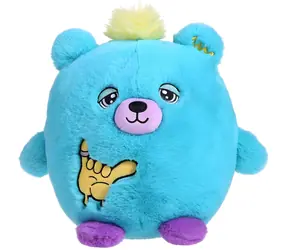 SPARKYS Plyšový medveď Modráčik modrý 25 cm / od narodenia