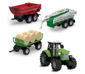 SPARKYS Traktor Farm Service s 3 valníkmi / Svetlá a zvuk / od 3 rokov