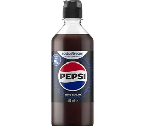 SodaStream Sirup Pepsi Zero 440 ml / Bez cukru / Až 9 litrov nápoja