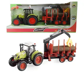 SPARKYS Traktor s prívesom na drevo Farm Service / 1:16 / od 3 rokov