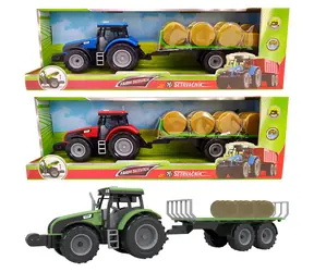 SPARKYS Traktor Farm Service s valníkom na seno / so zvukom a svetlom / od 3 rokov