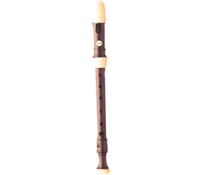 AULOS Sopránová zobcová flauta 503B Symphony / 3dielna / Anglický prstoklad / Plastová / Tmavo hnedá / 33,2 cm