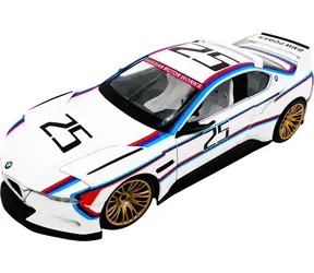 SPARKYS Auto BMW 3.0 CSL Hommage biele / Mierka 1:24 / Kov / Svetlo a zvuk