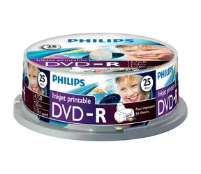 Philips DVD- R 4,7 GB / 16x / 25 ks