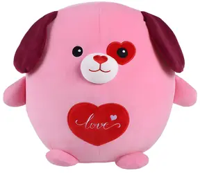 SPARKYS Plyšový psík Láskačik ružová / 20 cm