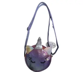 Sparkys PINK kabelka Spiaci jednorožec / Kabelka / detská / 17x40x5 cm