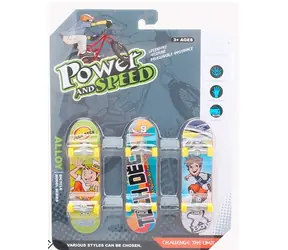 SPARKYS Prstový skateboard / Sada 3 ks / 9,5 x2, 5 cm