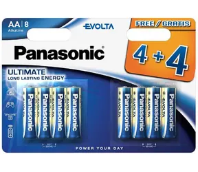 Panasonic Evolta AA / Alkalická batéria / LR6 / 1,5 V / 8 ks