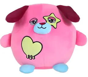 SPARKYS Plyšový psík Broskyňa ružová 20 cm / Polyester / od narodenia