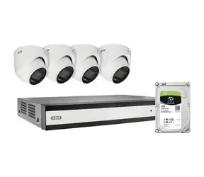 ABUS TVVR33803 / Kamerový set / Analógový / 4X Mini-Dome kamera / NVR