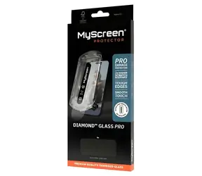 MyScreen Diamond Glass Pro Fit Frame / Ochranné sklo / Apple iPhone 16 Pro Max / s inštalačným rámčekom