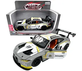 SPARKYS Kovový model BMW M4 GT3 strieborne šedá / Mierka 1:24 / od 3 rokov
