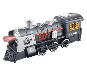 SPARKYS Retro vláčik SF-0628 / Zotrvačníkový pohon / Svetlo a zvuk / 20 cm