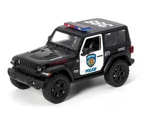 SPARKYS Kovový model auta Jeep Wrangler Polícia 2018 / Kov / spätný chod / od 3 rokov