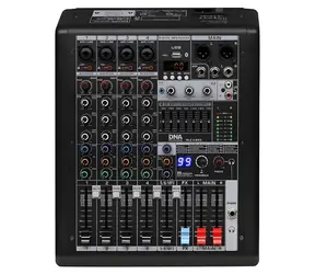DNR HLC 4 MK2 / Mixážny pult / 4 kanály / Bluetooth / USB / Phantom power / DSP efekty