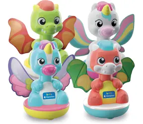 Clementoni Baby Točenie a snívanie Jednorožec a drak / Interaktívna hračka / od 6 mesiacov