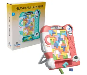 SPARKYS Logický hlavolam puzzle hra / Hlavolamy / mix tvarov a farieb / od 3 rokov