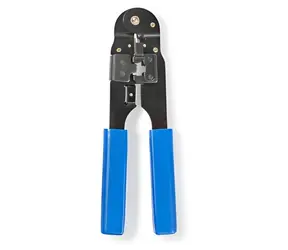 Nedis Krimpovacie kliešte modrá / Krimpovacie kliešte / CAT5e/CAT6/CAT6a / Odizolovanie a rezanie / ABS, oceľ