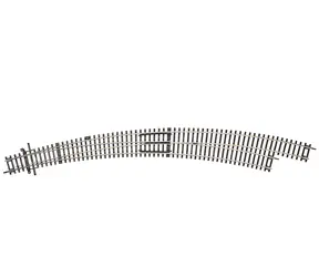 Roco 42479 Výhybka BWr9/10 oblúková pravá bez podložia / Mierka H0 (1:87) / Polomer 826,4 mm / 14+