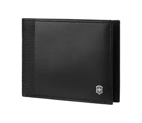 VICTORINOX Altius Alox čierna / Peňaženka / koža / RFID ochrana
