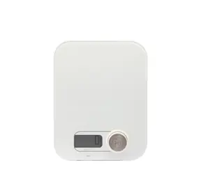 Weis ECO PRO biela / Kuchynská váha / max. 5 kg / LCD displej / funkcia Tara / bez použitia batérií