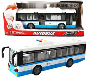 SPARKYS Autobus na zotrvačník modrý / Svetlo a zvuk / od 3 rokov
