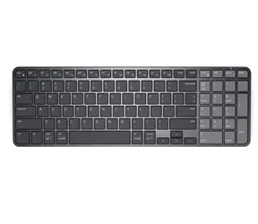 DELL KB746 čierna / Bezdrôtová klávesnica / CZ/SK / USB + Bluetooth / Nožnicová