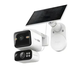 TP-LINK Tapo HB410 / Sada 2 vonkajších solárnych IP kamier s duálnym objektívom 2K / Pan/Tilt / IP65 / Wi-Fi