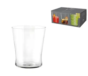 PENGO Sada pohárov TUMBLER CONIC / 6 ks / 370 ml / sklo