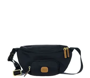 BRIC'S Ľadvinka X-Bag 050 modrá / Nylon / Kožené detaily
