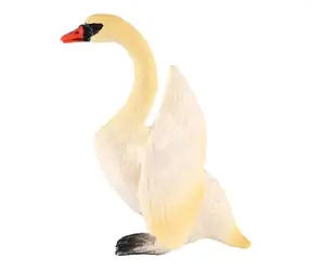 ZOOTED Figúrka Labuť veľká / Plast / 10 cm / V sáčku / od 3 rokov