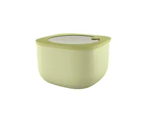Guzzini Eco Store & More zelená / Dóza na potraviny / hlboká / 2,8 l / bioplast / vzduchotesné veko
