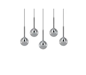 Trio LED závesné svietidlo 45W čierne / Závesné svietidlo / 990 lm / 2300-4000K / IP20