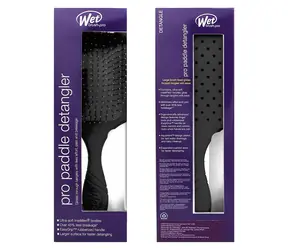 Wet Brush Pro Paddle Detangler Kefa na vlasy čierna