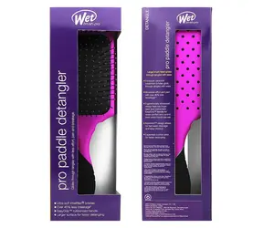 Wet Brush Pro Paddle Detangler Kefa na vlasy fialová