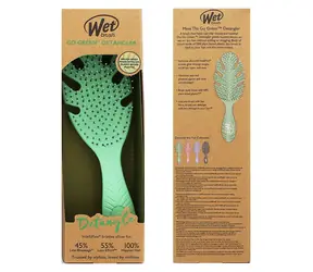 Wet Brush Go Green Detangler Kefa na vlasy Green