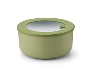 GUZZINI Dóza na potraviny STORE&MORE BIO zelená / Okrúhla / L