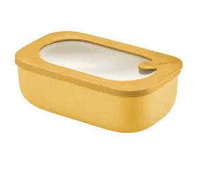 Guzzini Eco Store & More žltá / Obdĺžniková dóza na potraviny / 900 ml / 20x12x7 cm