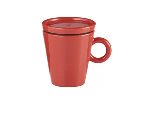 Guzzini Coffee&Go červená / Šálka na espresso / Dvojplášťový / Plast / 50 ml