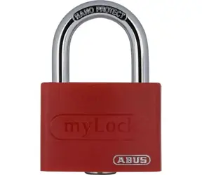 ABUS MyLock T65AL červená / Visiaci zámok / SL 5