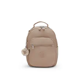 KIPLING Batoh SEOUL S Tan Beige / Priehradka na notebook