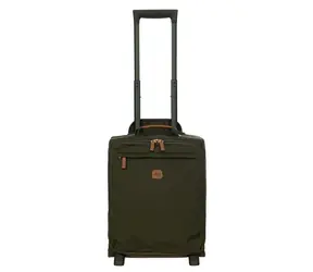 Bric's X-Travel olivová / Kufor / pod sedadlo do lietadla / vodeodolný / 2 kolieska