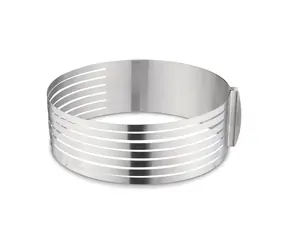 Weis Forma na krájanie torty / nastaviteľný priemer 24,5-30,5 cm / nerezová oceľ / výška 8,5 cm