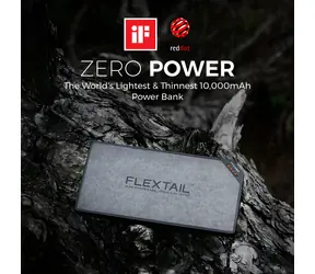 Flextail Zero Power 10000C čierna / Powerbanka / 10000 mAh / 2x USB-C / 22,5 W