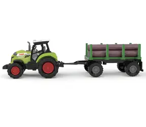 SPARKYS Traktor s valníkom na drevo Farm Service / So zvukom a svetlom / Voľný chod / 25 cm / od 3 rokov