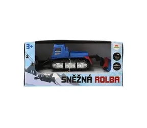TEDDIES Snežná rolba / Kov / plast / 12 cm / Na voľný chod / od 3 rokov