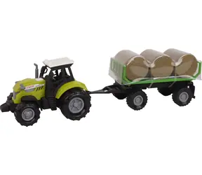 SPARKYS Traktor s valníkom na seno Farm Service / So zvukom a svetlom / Voľný chod / 25 cm / od 3 rokov