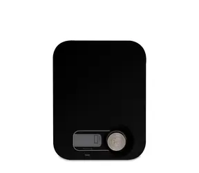 Weis ECO PRO čierna / Kuchynská váha / max. 5 kg / LCD displej / funkcia Tara / bez použitia batérií