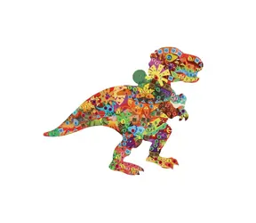 TEDDIES Diamantové maľovanie Dinosaurus / Kreatívna sada / Diamantová mozaika / 953 ks / od 3 rokov