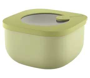 Guzzini ECO STORE&MORE plytká dóza na potraviny 450 ml zelená / Dóza na potraviny / bioplast / vzduchotesná